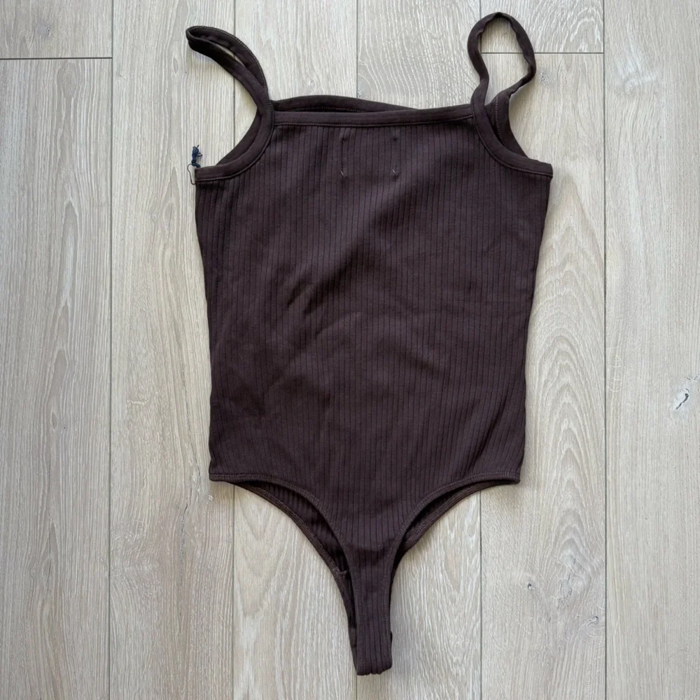 NWT Citizens of Humanity Harper Bodysuit Size XL In Bronze Brown Anthropologie - Picture 10 of 11